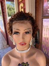 Load image into Gallery viewer, Anastasia’- Kinky Curl Ombré Bob Wig
