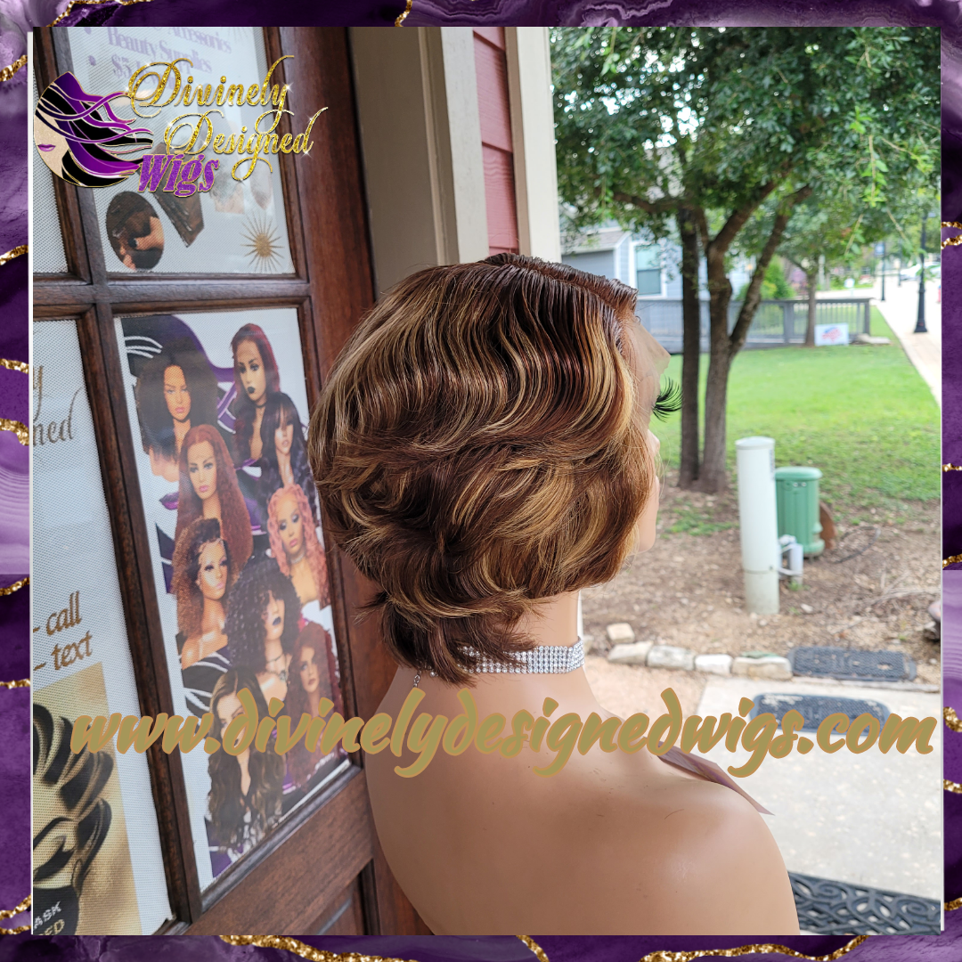 Precia' 100% Human Hair Lace Front