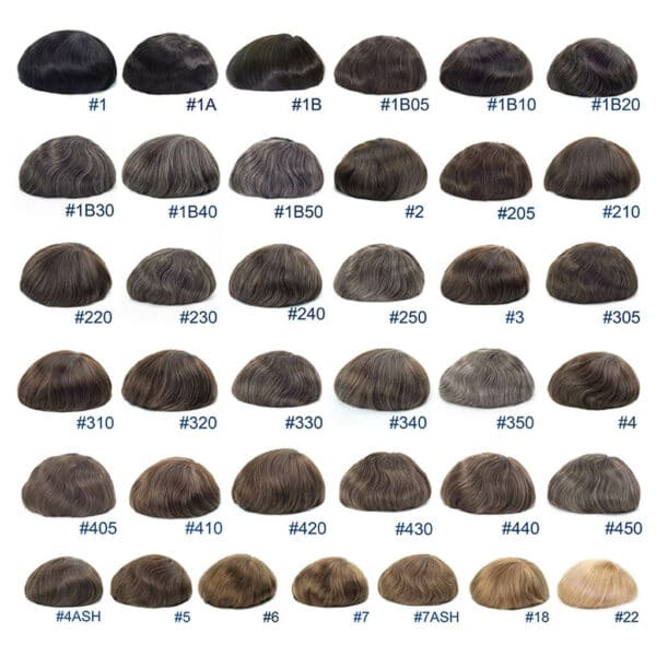 DREW' HS25-V 0.03mm Ultra-Thin Skin Hair System Wholesale V-looped Human Hair