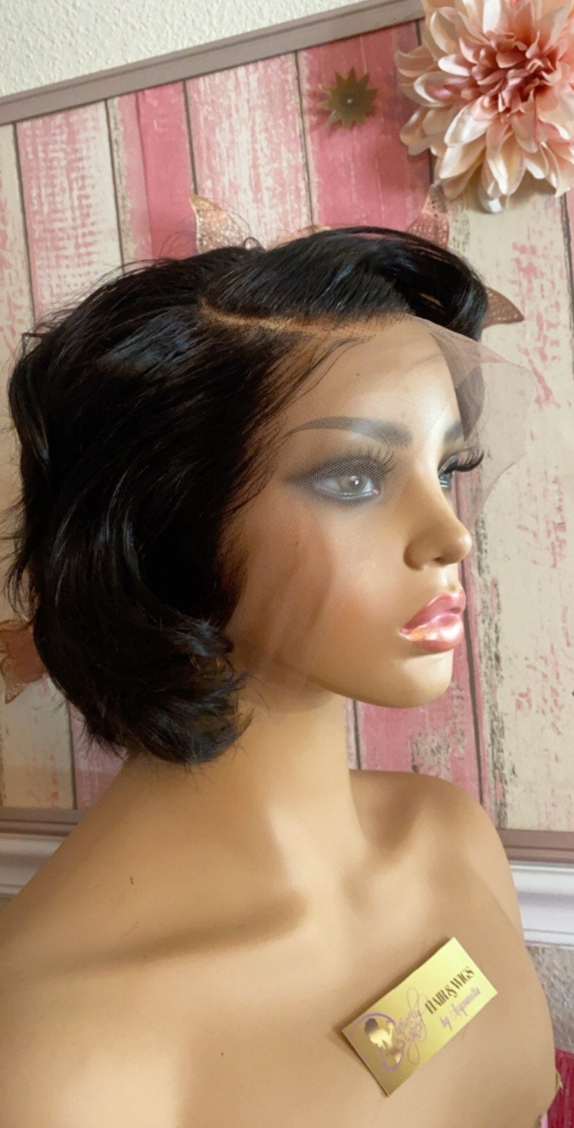 Tami - Bob Style Lace Front Wig, 100% Human Hair