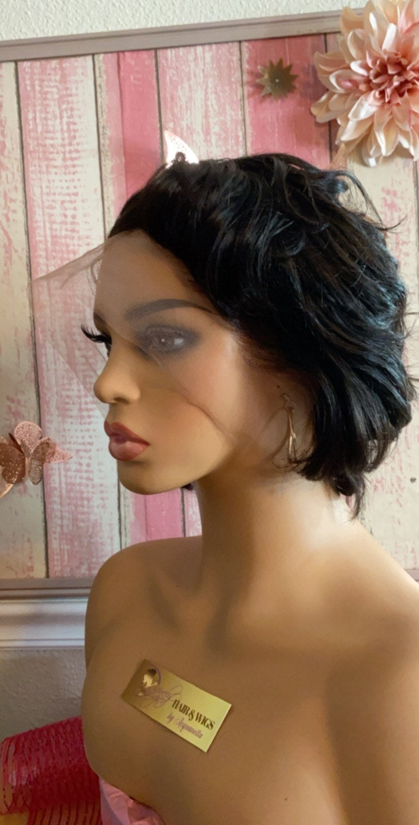 Tami - Bob Style Lace Front Wig, 100% Human Hair
