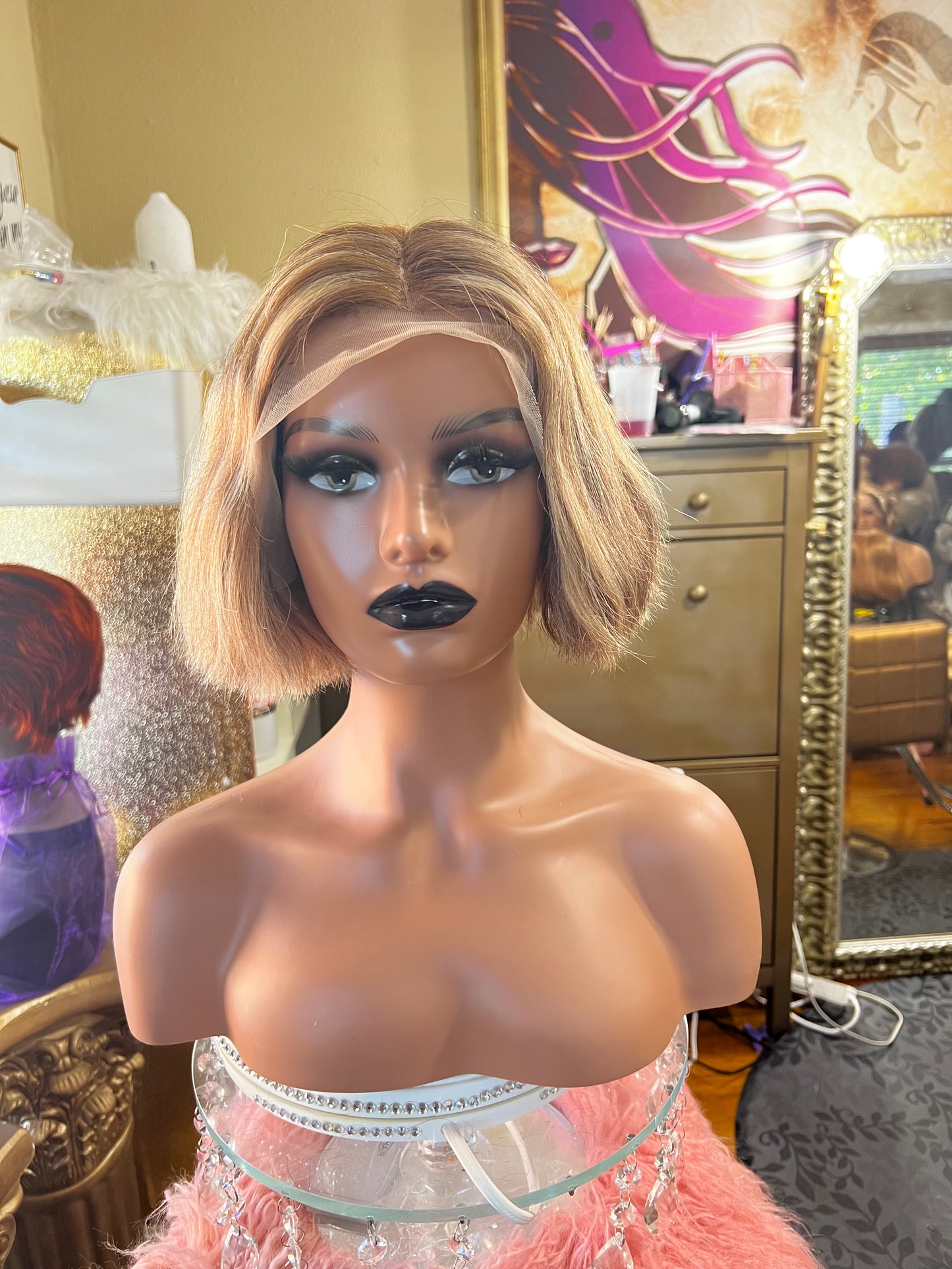 Letisha' 100% Human Hair Lace Part Front