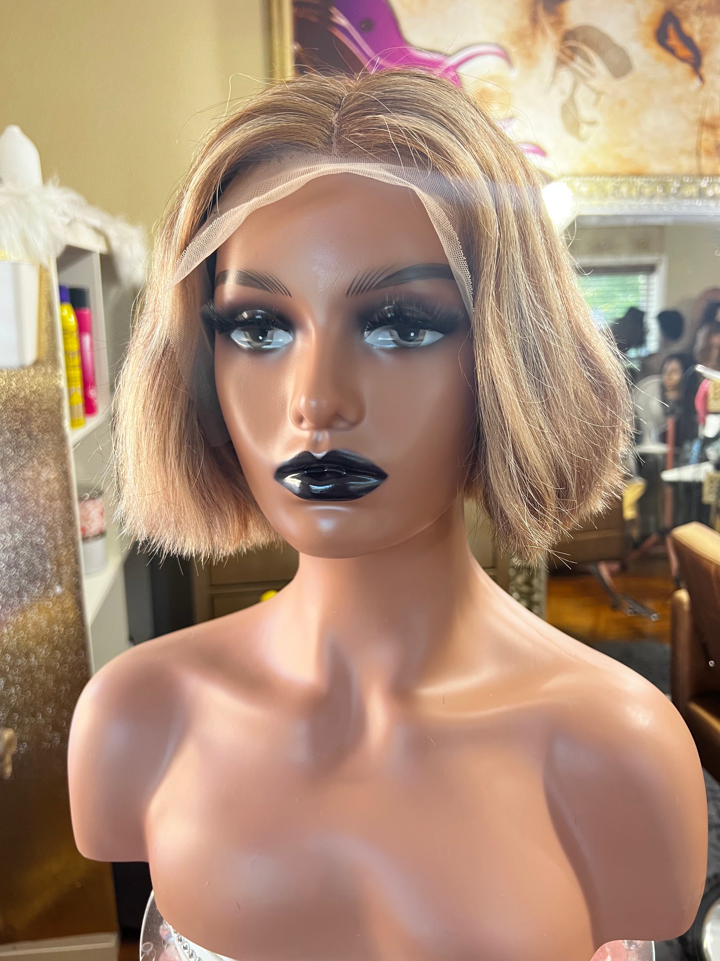Letisha' 100% Human Hair Lace Part Front