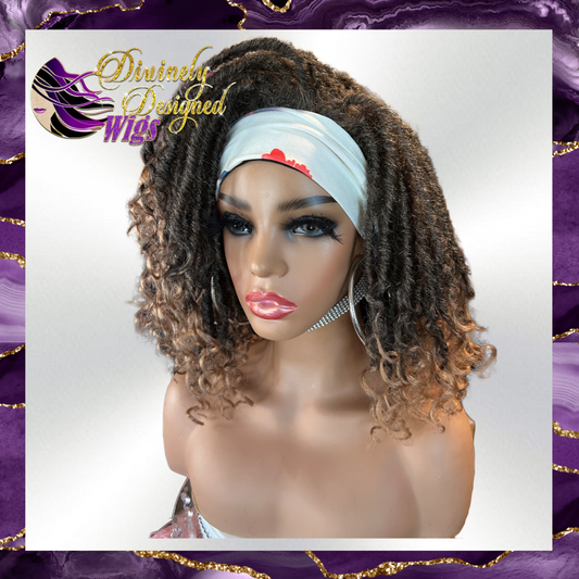 Landy ’ Headband Style Dreadlock Curl, Synthetic