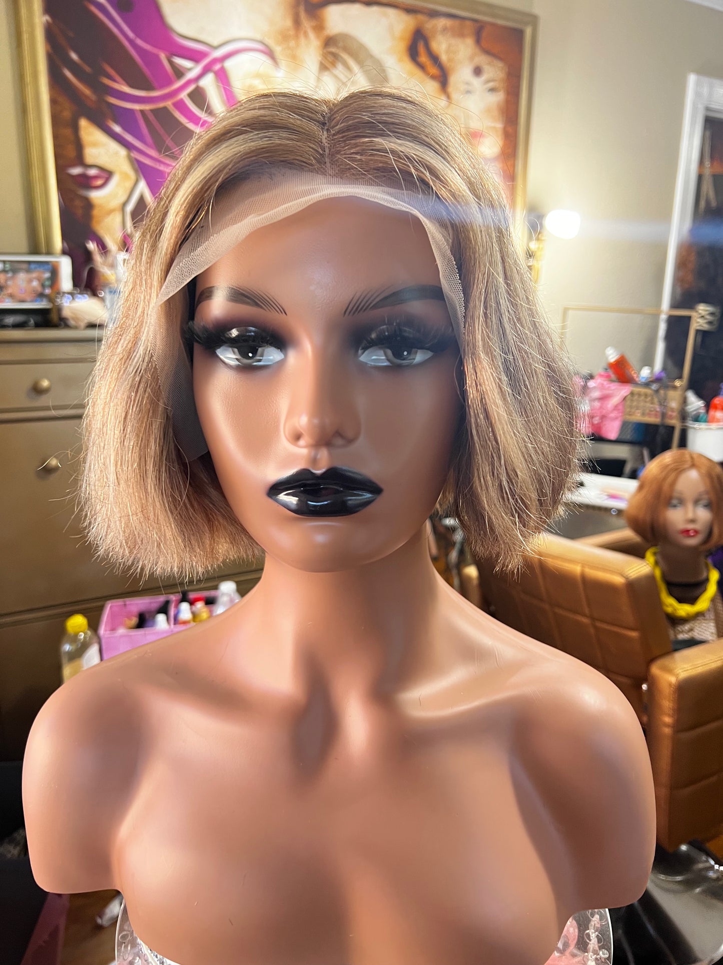 Letisha' 100% Human Hair Lace Part Front