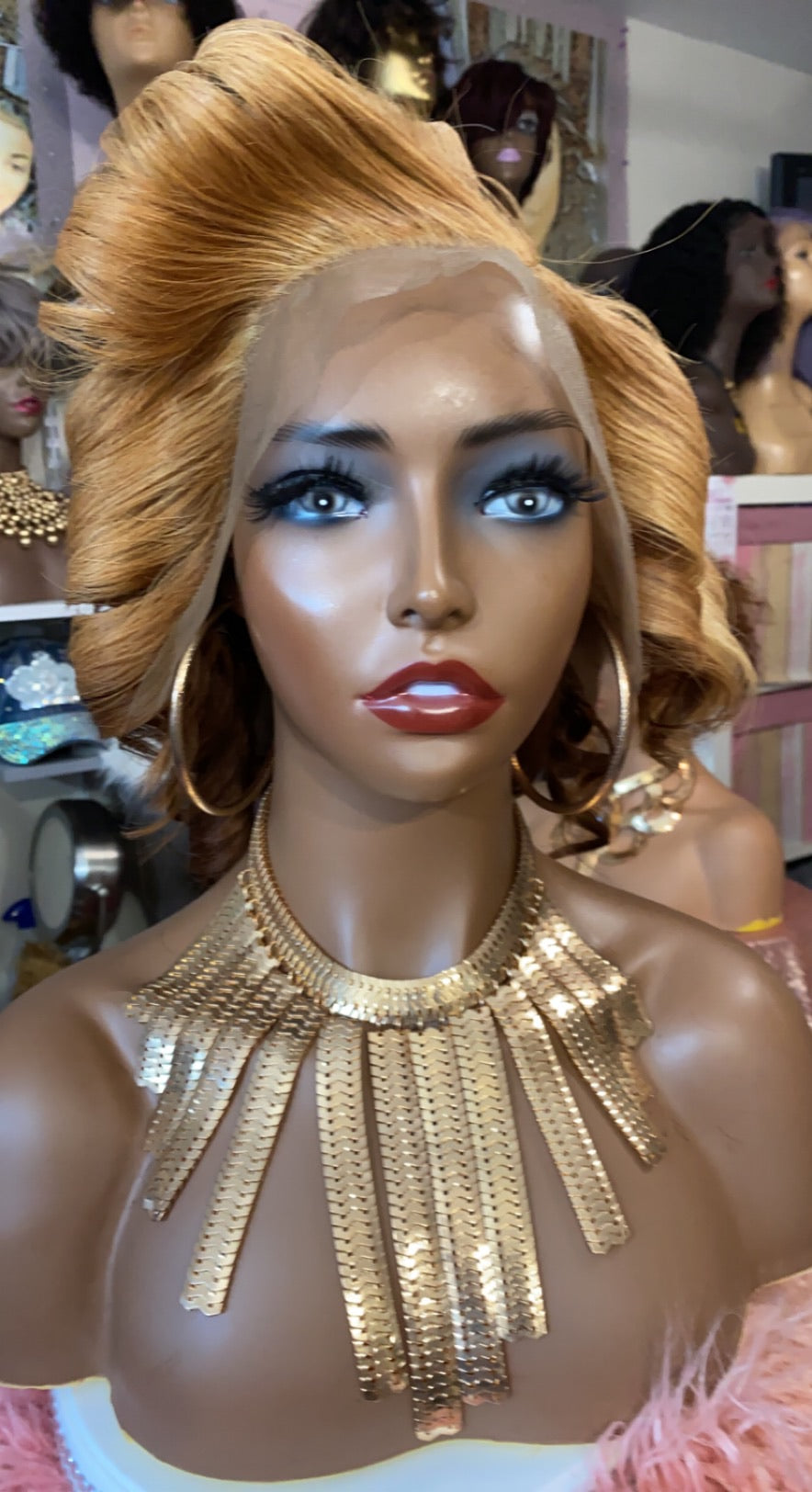 Sweetie-  16 Inch Wavy style, 100% Human Hair Lace Front