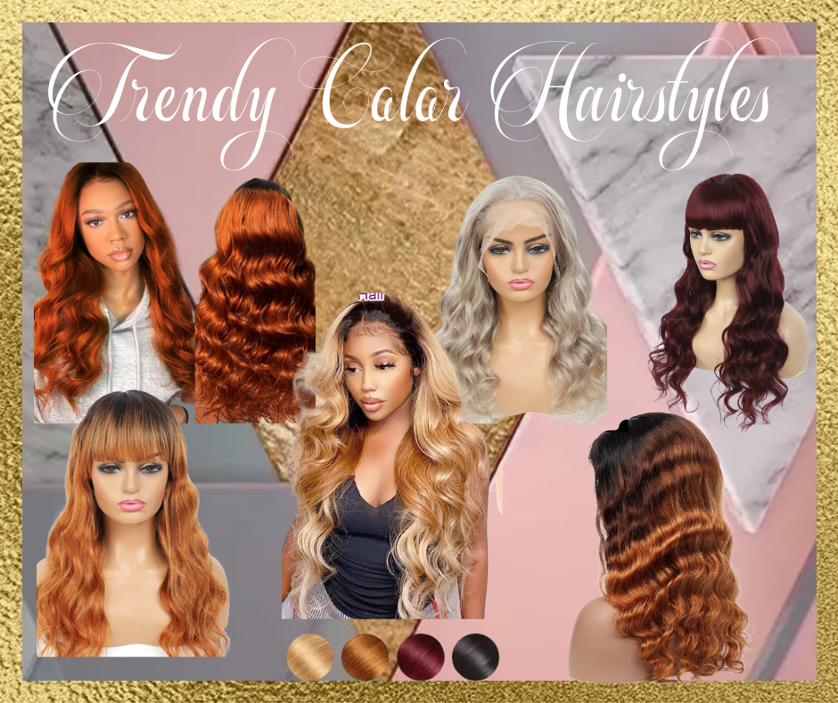 Trendy Colorful Wigs