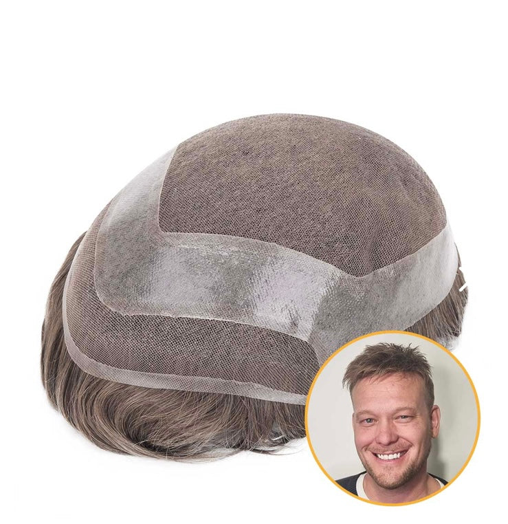 HOLLYWOOD: Lace Hair System With Thin Skin Perimeter and Lace Front