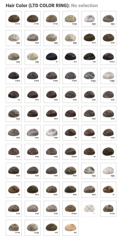 HOLLYWOOD: Lace Hair System With Thin Skin Perimeter and Lace Front