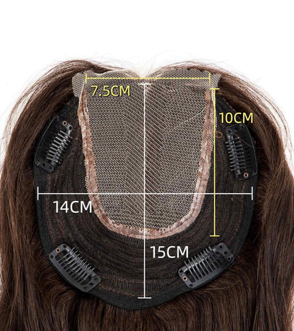 Tali' Natural-Looking Human Hair Topper Cranial 16-20