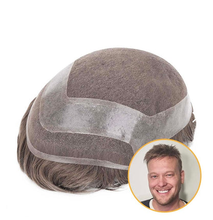 HOLLYWOOD: Lace Hair System With Thin Skin Perimeter and Lace Front