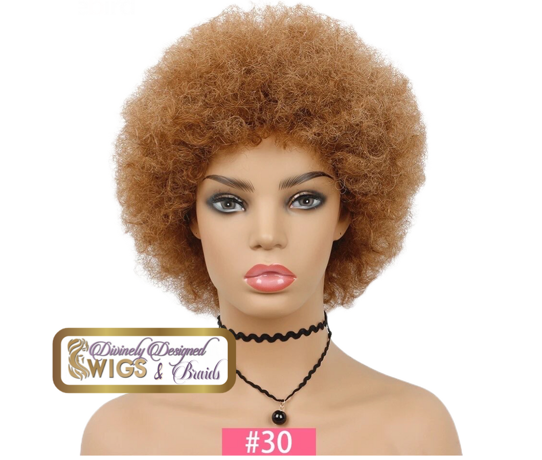 Carmela 1b/33 Afro Style, 100% Human Hair (NoLace)