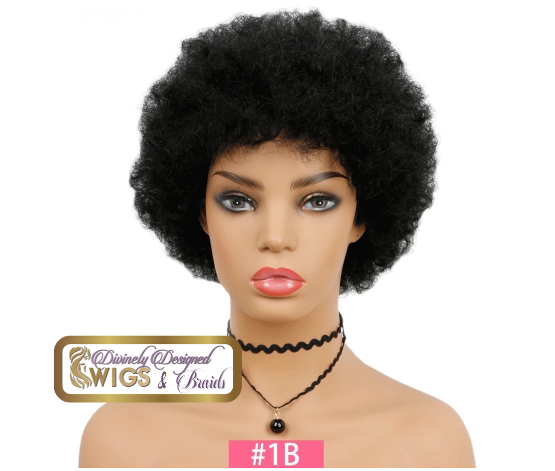 Carmela 1b/33 Afro Style, 100% Human Hair (NoLace)