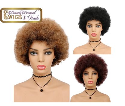 Carmela 1b/33 Afro Style, 100% Human Hair (NoLace)