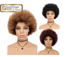 Load image into Gallery viewer, Carmela 1b/33 Afro Style, 100% Human Hair (NoLace)
