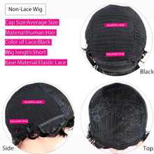 Load image into Gallery viewer, Kelah-  4 Inch Pixie Style, 100% Human Hair Lace Front

