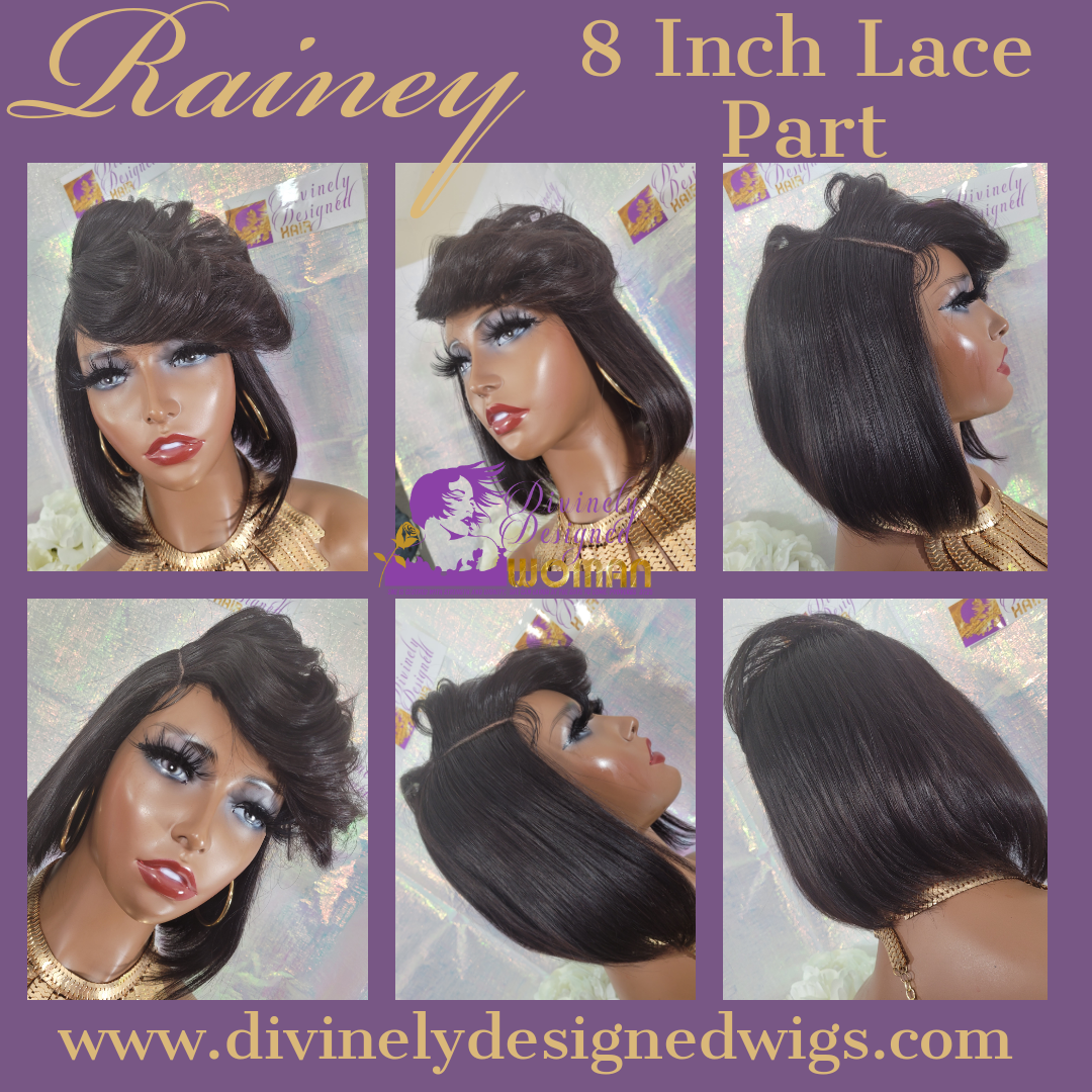 Rainey' Lace Part Bob 100% Human Hair (Lace Part)