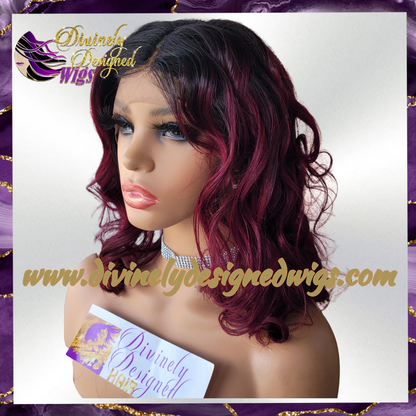 Shawnie ’ 16 Inch curl style, 100% Human Hair Lace Front