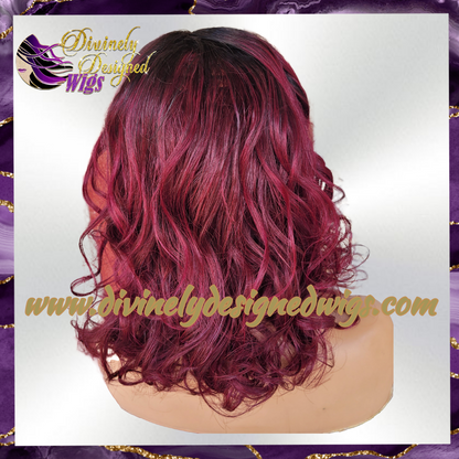 Shawnie ’ 16 Inch curl style, 100% Human Hair Lace Front