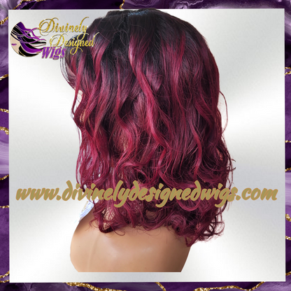 Shawnie ’ 16 Inch curl style, 100% Human Hair Lace Front