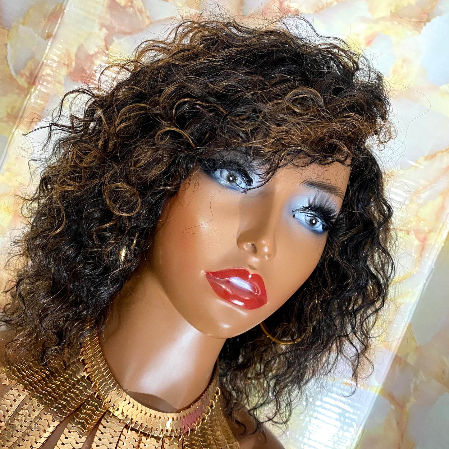 Tina 100% Human Hair (No Lace) Curly