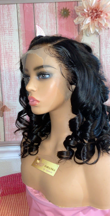 Cora - Spiral Styled Lace Front, 100% Human Hair