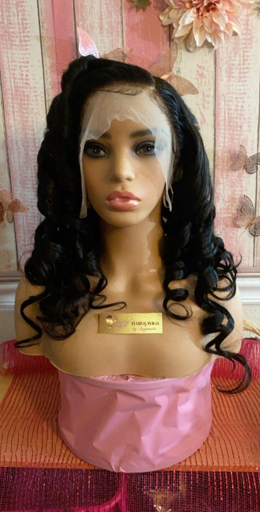 Cora - Spiral Styled Lace Front, 100% Human Hair