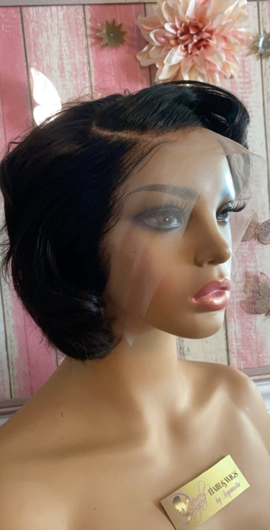 Tami - Bob Style Lace Front Wig, 100% Human Hair