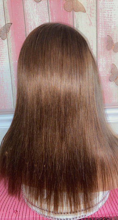 Roni - Silky Straight Lace Front Wig, 100% Human Hair