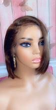 Load image into Gallery viewer, Tasia-  8 Inch Bob Style, 100% Human Hair Lace Front
