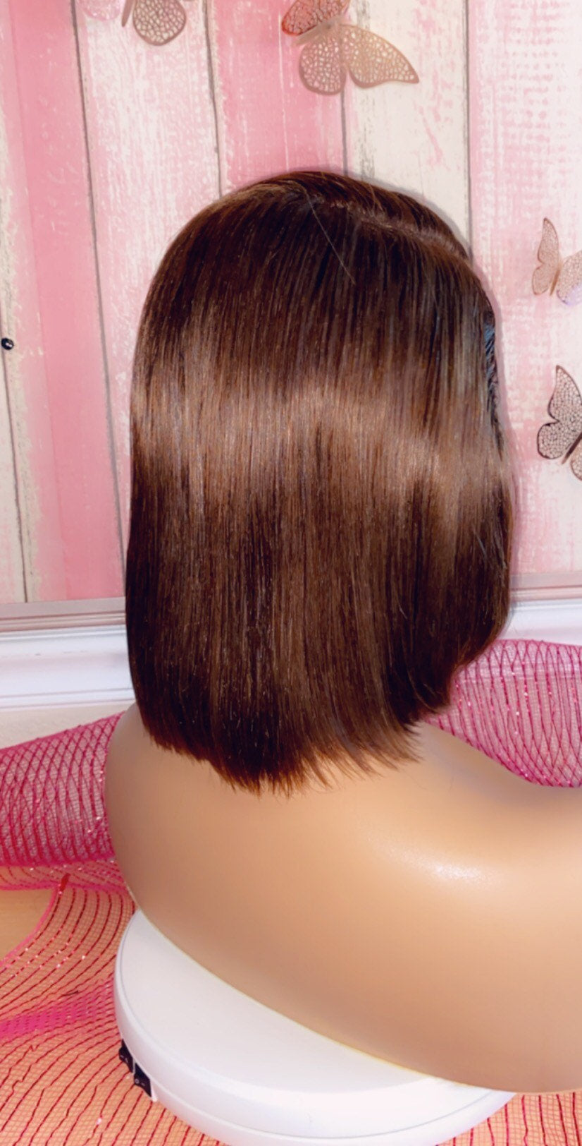 Tasia-  8 Inch Bob Style, 100% Human Hair Lace Front