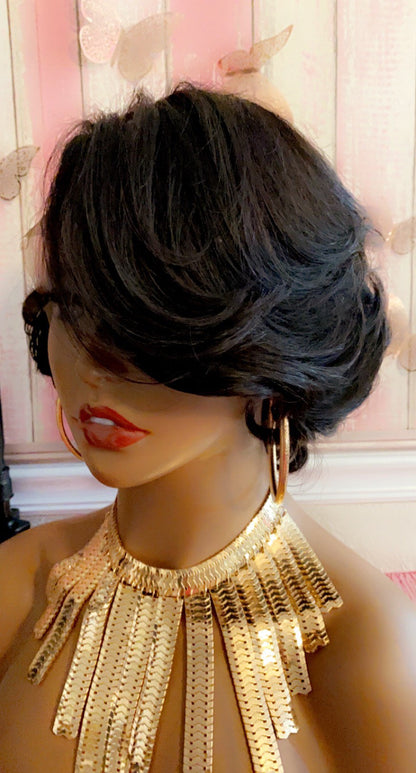 RaShon-  8 Inch Bob Style, 100% Human Hair Lace Front