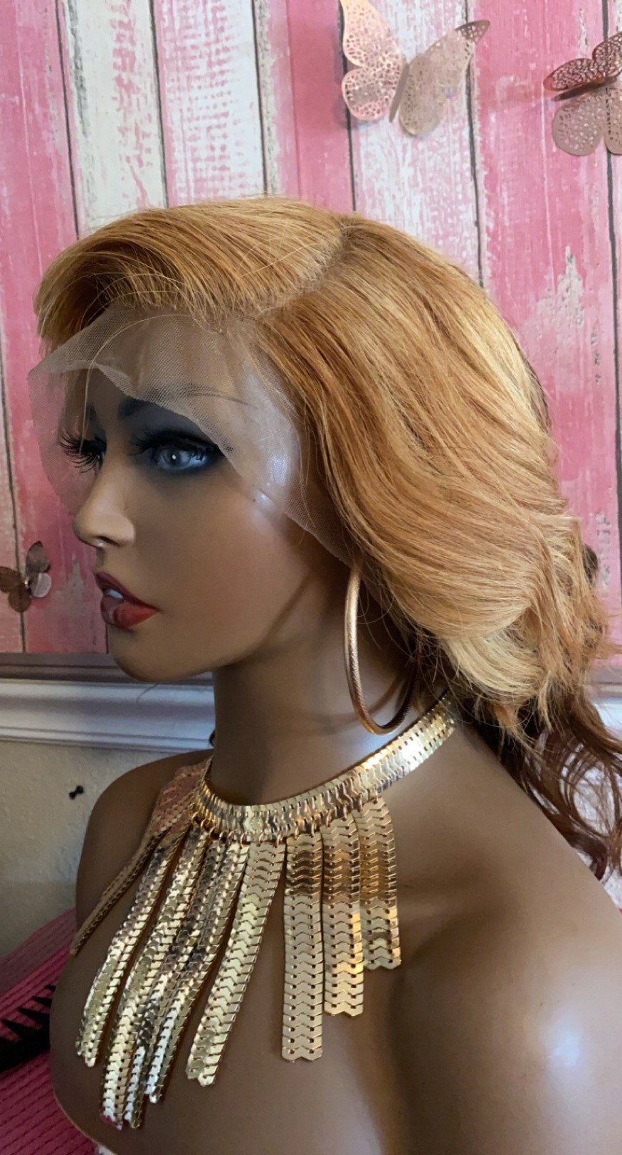 Sweetie-  16 Inch Wavy style, 100% Human Hair Lace Front