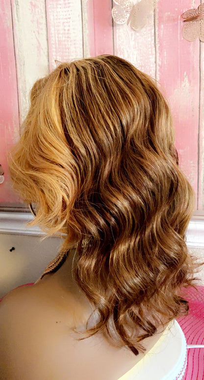 Sweetie-  16 Inch Wavy style, 100% Human Hair Lace Front