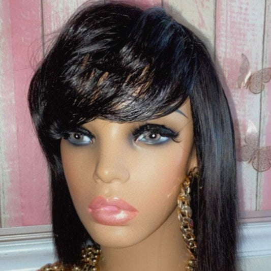 April’  China Bang Silky Straight 100% Human Hair (No Lace)