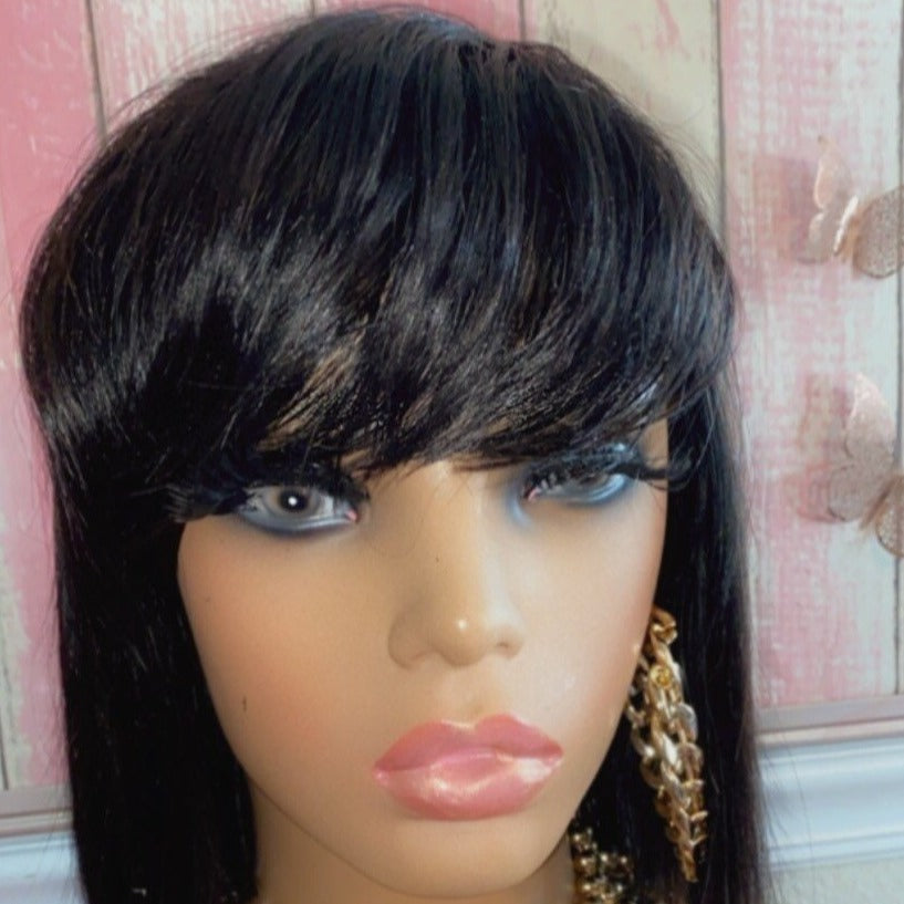 April’  China Bang Silky Straight 100% Human Hair (No Lace)