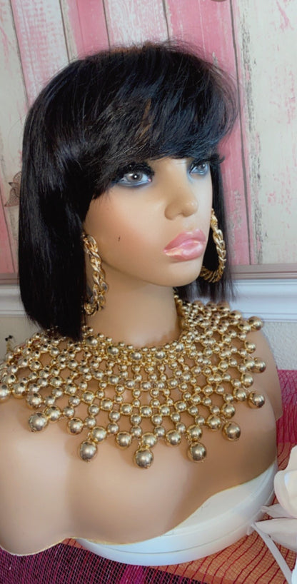 April’  China Bang Silky Straight 100% Human Hair (No Lace)