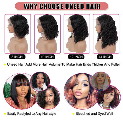 Zania- Deep Curl Style Lace Front, 100% Human Hair