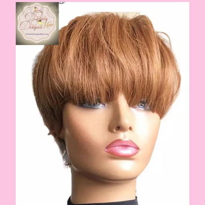 Pammy’ Pixie Style (No Lace) 100% Human Hair No Lace