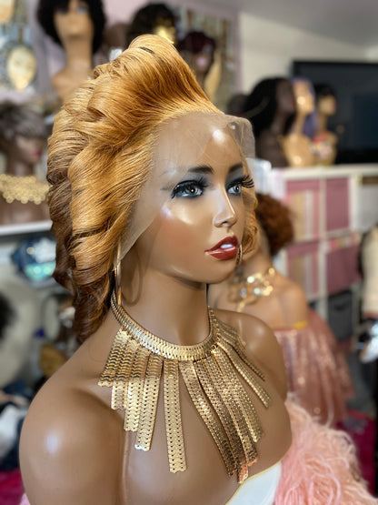 Sweetie-  16 Inch Wavy style, 100% Human Hair Lace Front