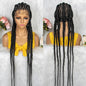 Kellie-  25 Inch Long Curly African Hair Faux Locs Goddess Braided Wigs (PRE-ORDER)