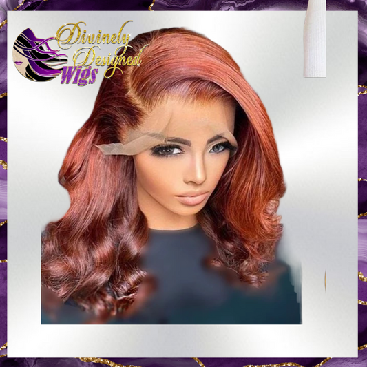 Charlie’ Silky Body wave Ginger/33 13x6, ( Diamond Line )