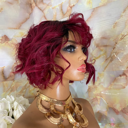 Rozie’  Bang Spiral Curls 100% Human Hair (No Lace)