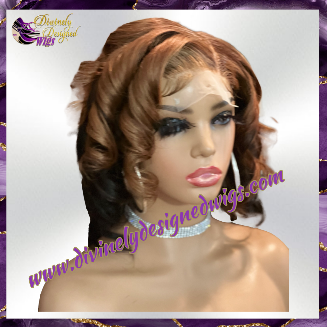 Shassy’ Body Wave Bob Wig (Lace Closure) 1B/33