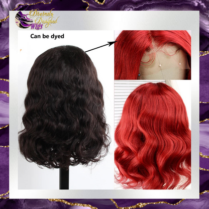 Tyler’ Bob Loose Wave t Styled Lace Front, 100% Human Hair