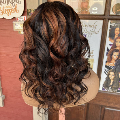 Kelah’ Body Wave Bob Wig (Lace Closure) 1B/33