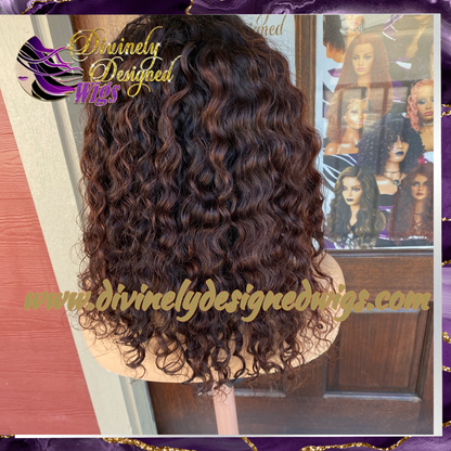 Lissy- Headband Style No Lace WATER WAVE , 100% Human Hair