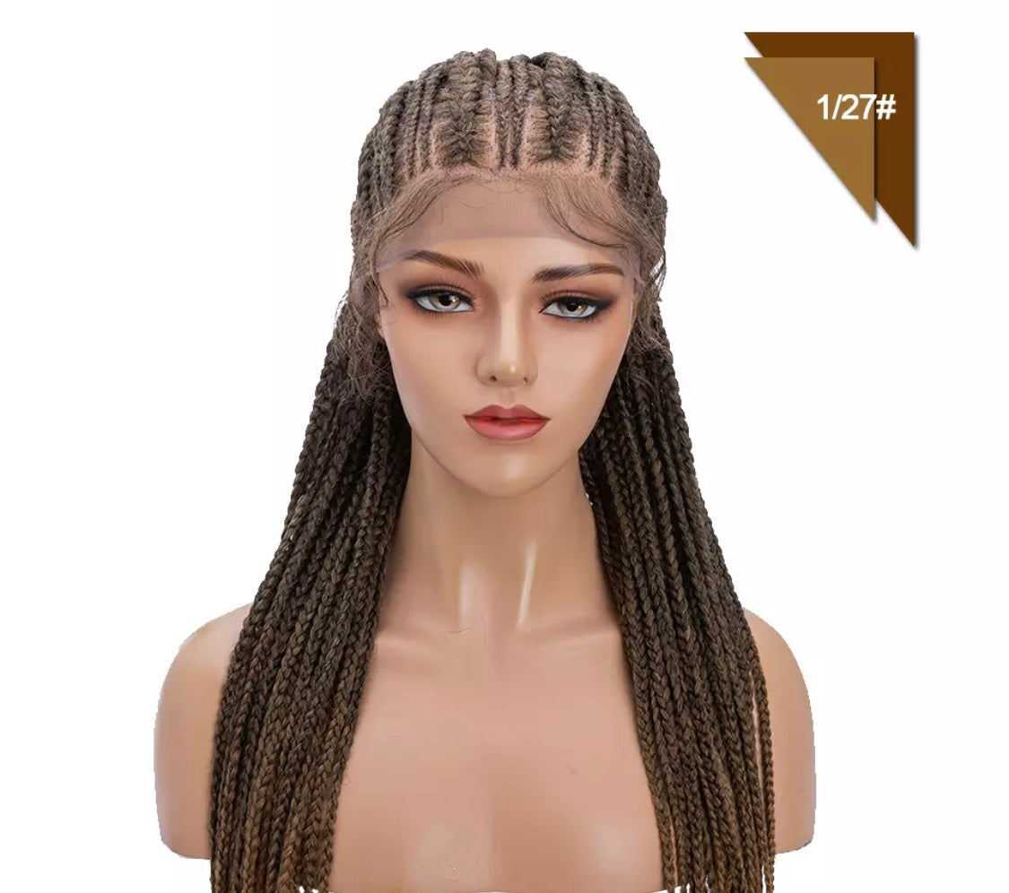 Starry-  25 Inch Cornrow braided style, Synthetic Lace Front Closure (PRE-ORDER)