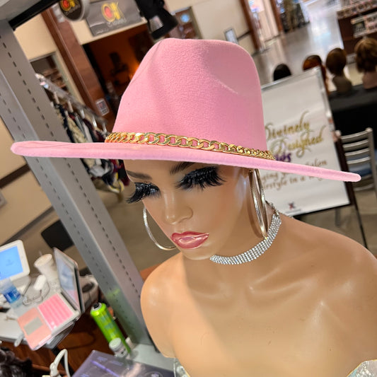 Beige bottom Fedora hat