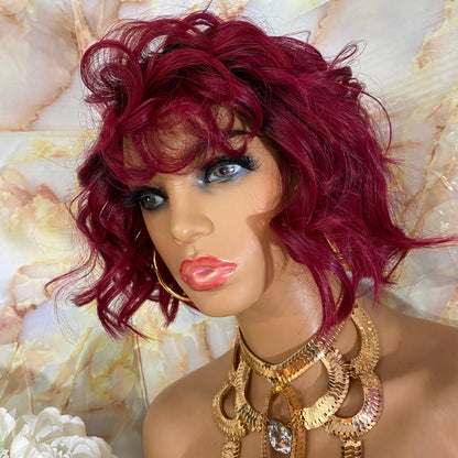 Rozie’  Bang Spiral Curls 100% Human Hair (No Lace)